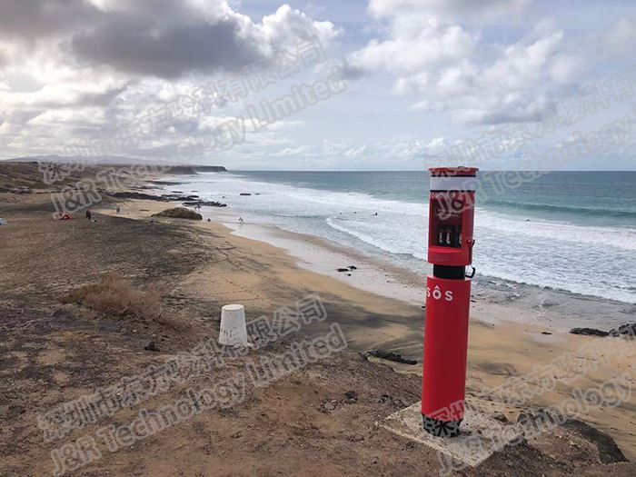 Fuerteventura میں استعمال ہونے والا ہنگامی ٹیلی فون ستون